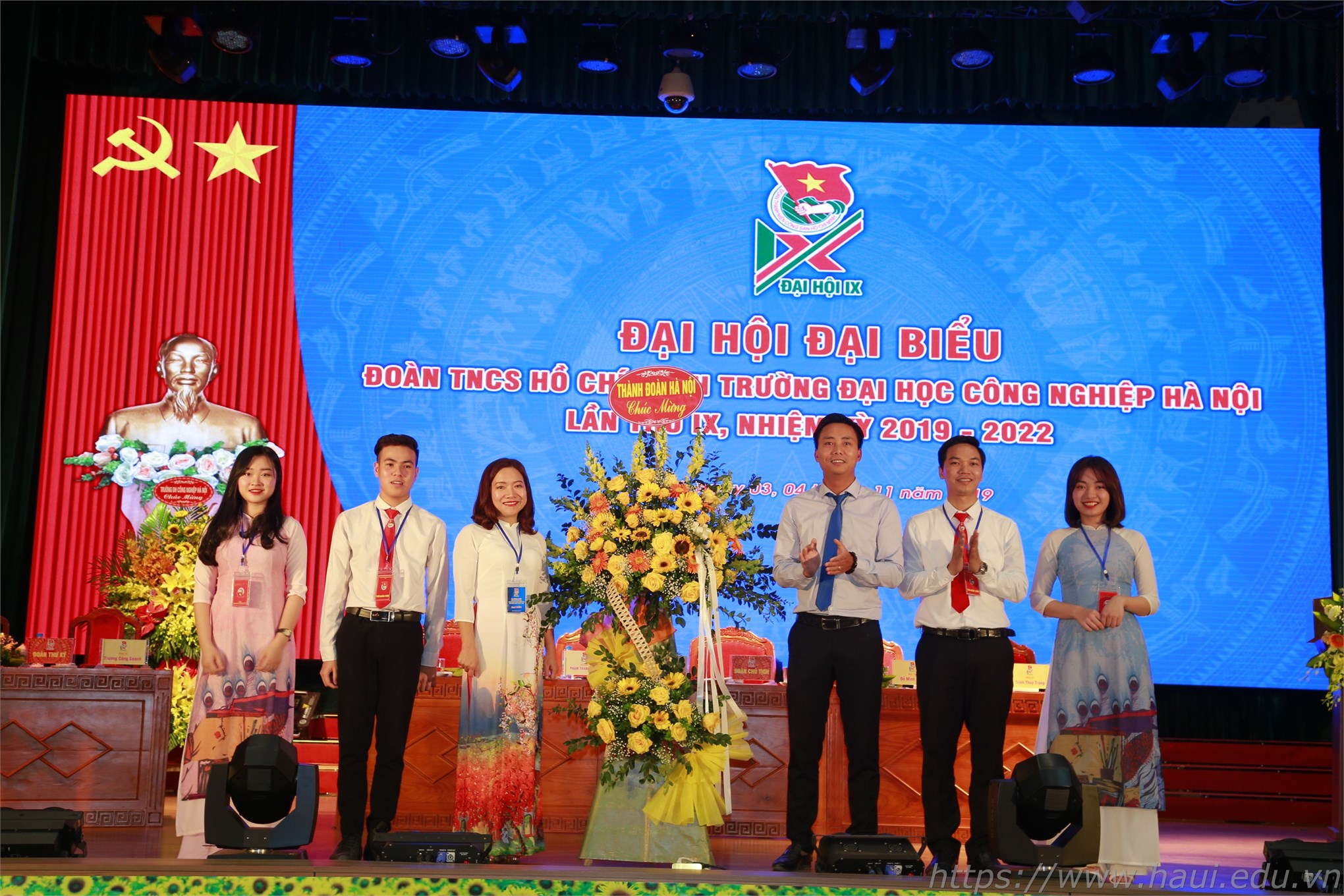 Đại hội Đại biểu Đoàn TNCS Hồ Chí Minh trường Đại học Công nghiệp Hà Nội lần thứ IX, nhiệm kỳ 2019 – 2022 thành công tốt đẹp