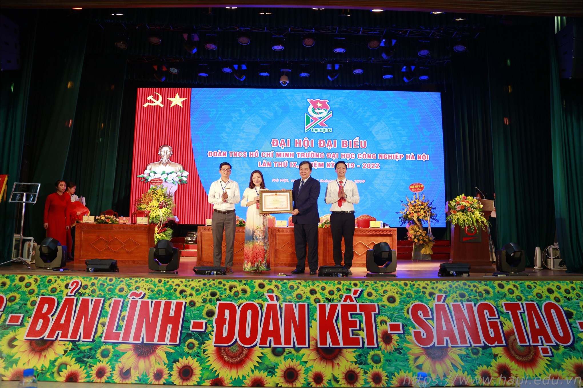 Đại hội Đại biểu Đoàn TNCS Hồ Chí Minh trường Đại học Công nghiệp Hà Nội lần thứ IX, nhiệm kỳ 2019 – 2022 thành công tốt đẹp