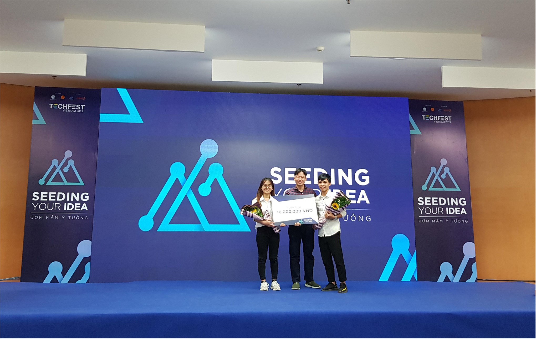 Sinh viên Đại học Công nghiệp Hà Nội đạt giải 01 giải Nhì và 02 giải Ba cuộc thi Seeding your idea – Ngày hội khởi nghiệp sáng tạo đổi mới quốc gia Techfest Vietnam 2019