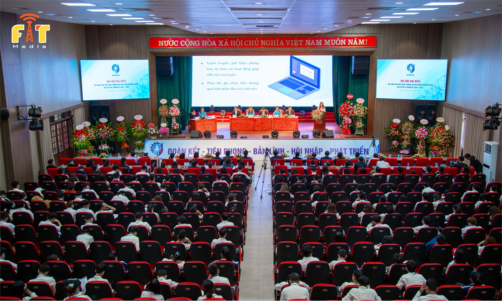Đại hội Đại biểu Hội Sinh viên Đại học Công nghiệp Hà Nội lần thứ VIII, nhiệm kỳ 2020 – 2023 thành công tốt đẹp