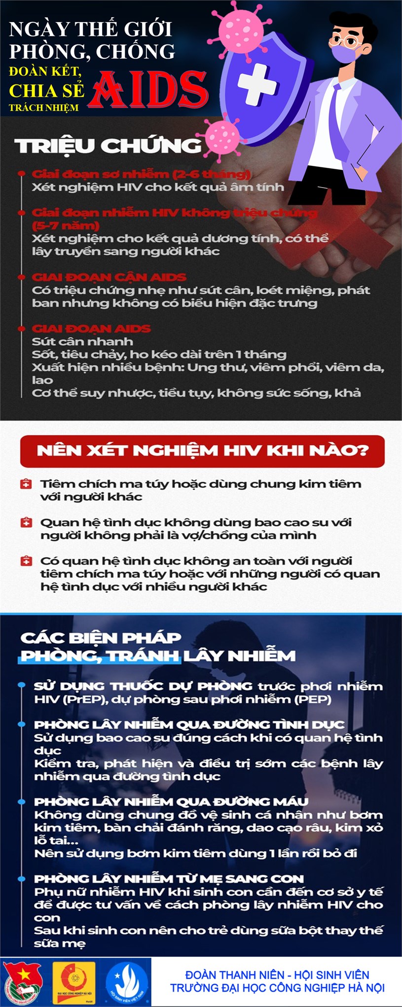 Hưởng ứng Tháng hành động Quốc gia phòng, chống HIV/AIDS năm 2020