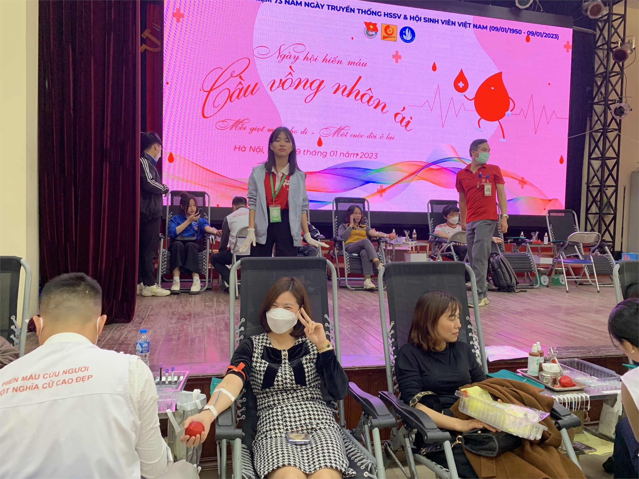 Ngày hội hiến máu nhân đạo – Cầu vồng nhân ái năm 2023