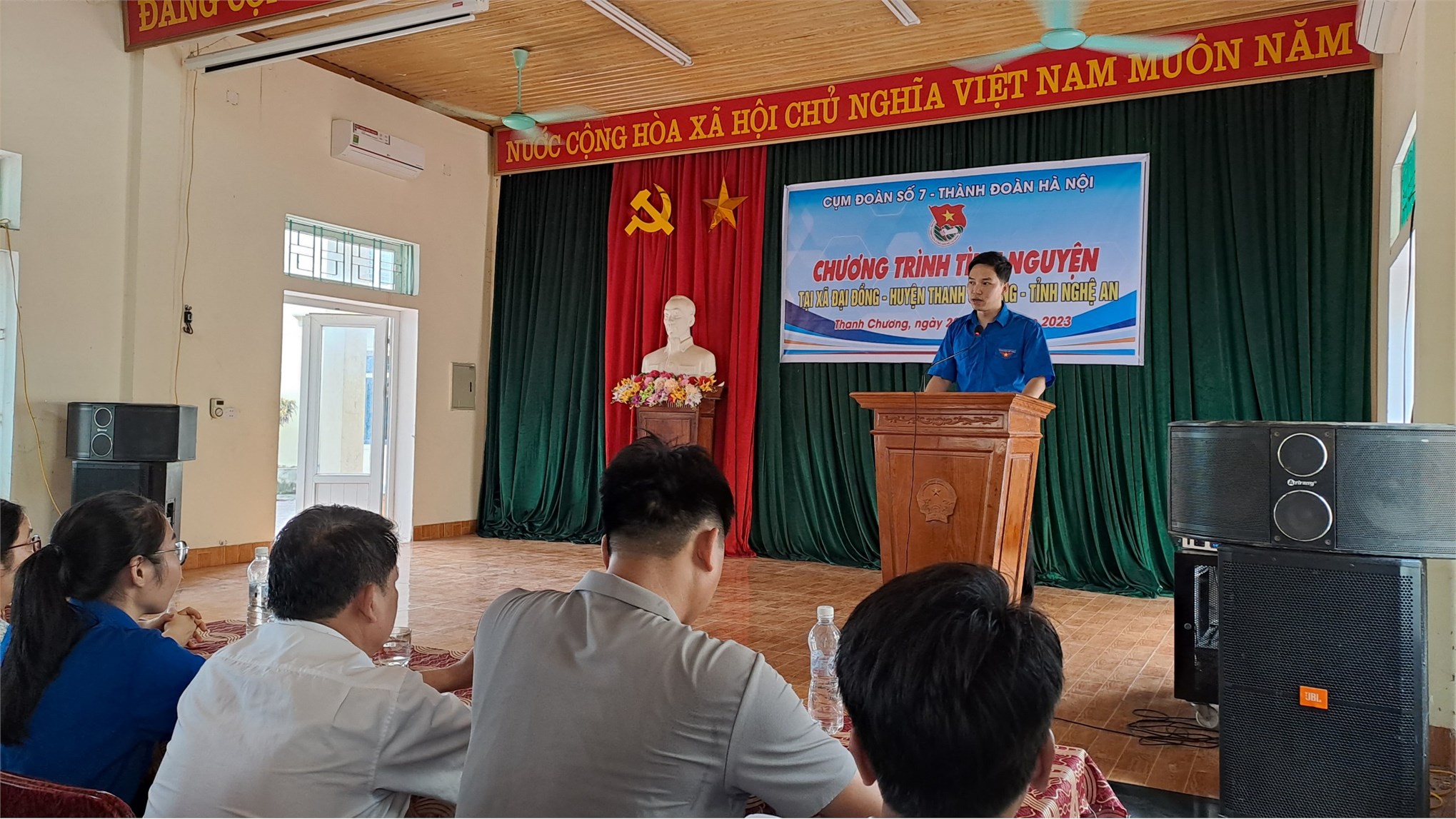 Đoàn trường ĐH Công nghiệp Hà Nội tham gia Chương trình tình nguyện tại Xã Đại Đồng - Huyện Thanh Chương - Tỉnh Nghệ An