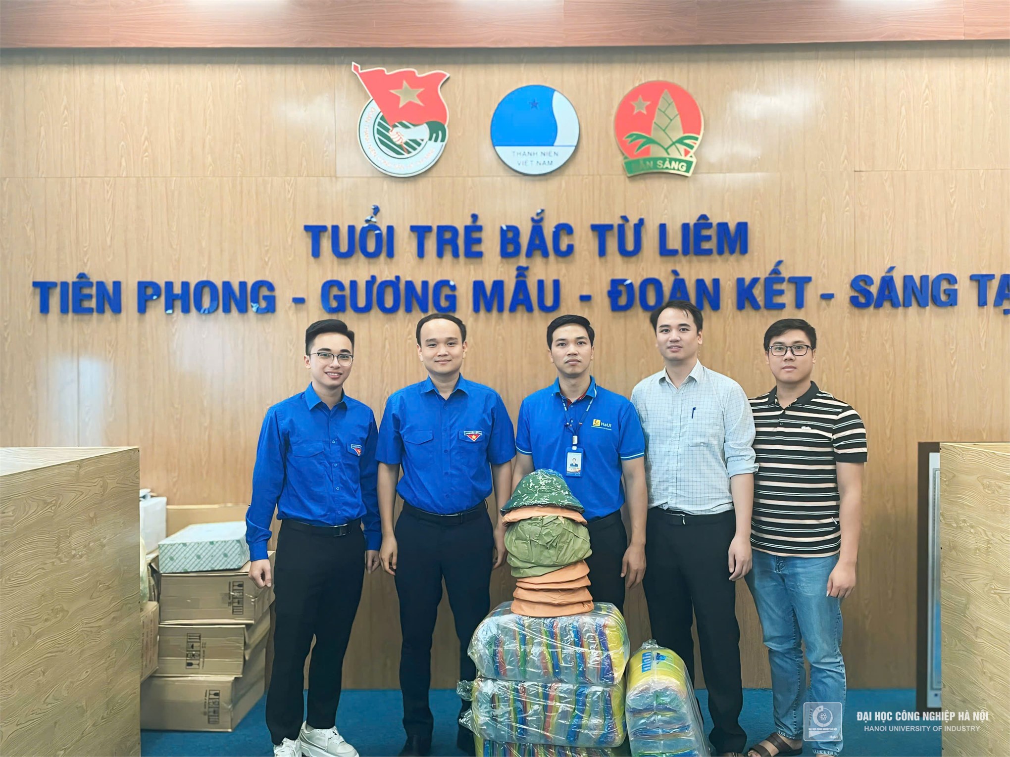 Tuổi trẻ Đại học công nghiệp Hà Nội góp phần khắc phục hậu quả của cơn bão Yagi