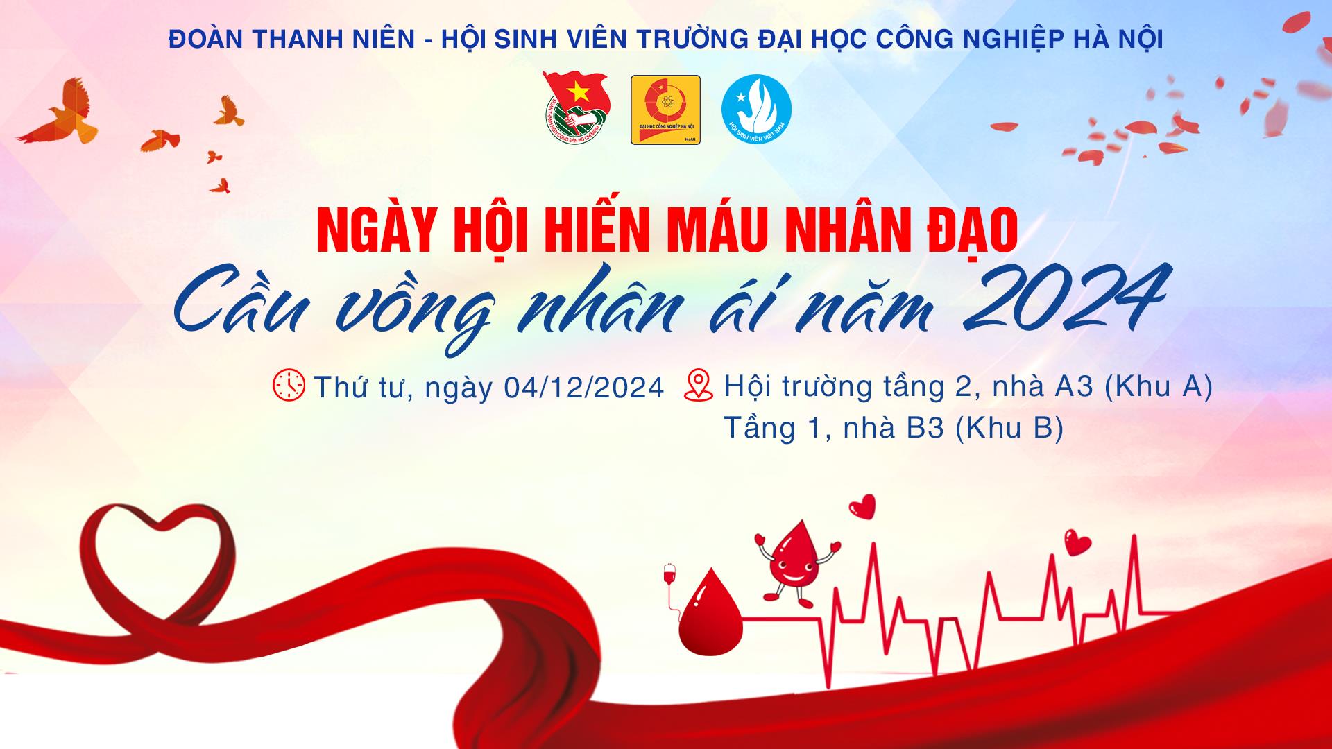 Ngày hội Hiến máu tình nguyện – Cầu vồng nhân ái 2024