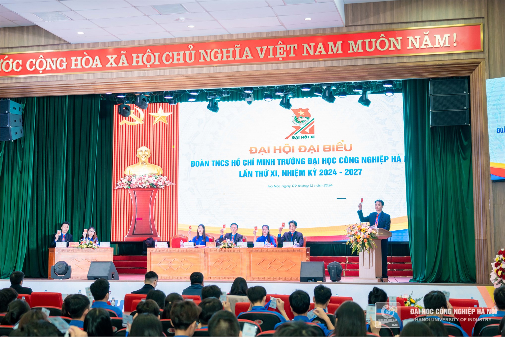 Chúc mừng Đại hội Đại biểu Đoàn TNCS Hồ Chí Minh Trường Đại học Công nghiệp Hà Nội lần thứ XI, nhiệm kỳ 2024 - 2027