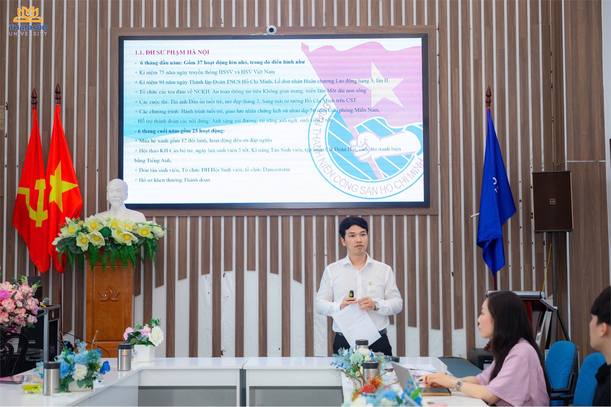 Hội nghị giao ban công tác Đoàn quý I, II năm 2025 của Cụm Đoàn số 7 – Thành đoàn Hà Nội