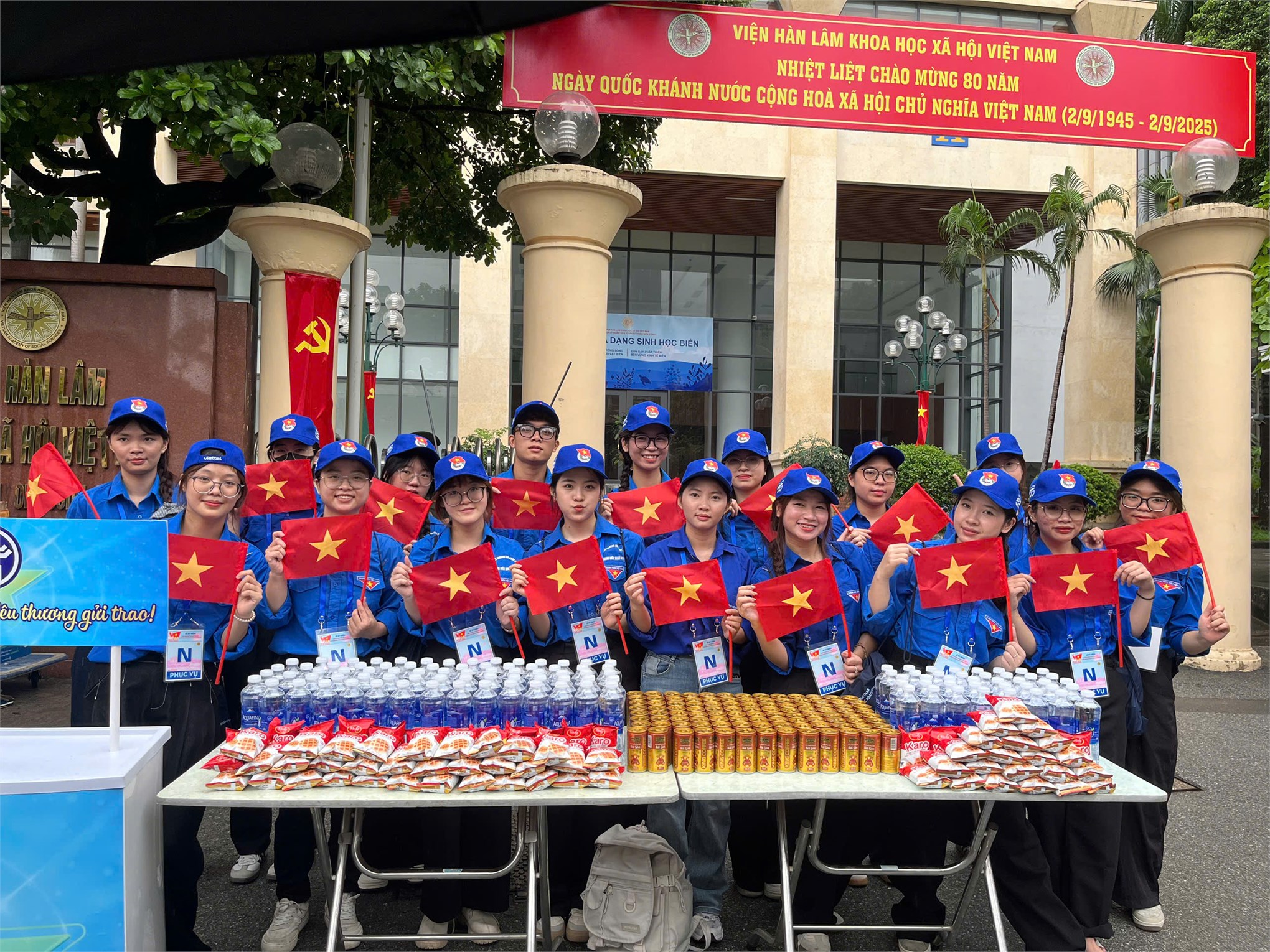 Ngọn lửa xanh giữa mưa gió – HaUI tự hào góp sức vào Đại lễ A80