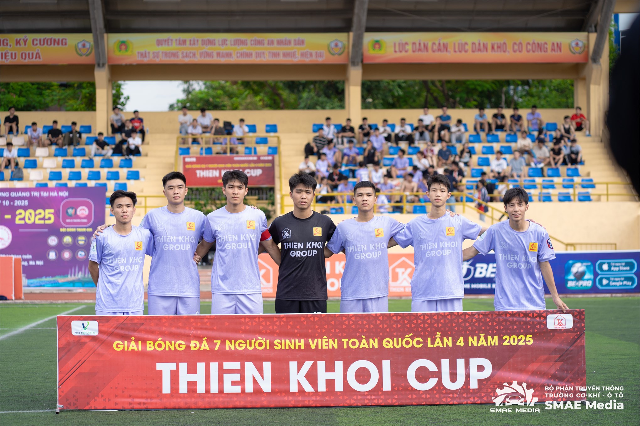 ✨ SV7 Thiên Khôi Cup 2025 – Hành trình đầy cảm xúc của đội bóng đá sinh viên HaUI