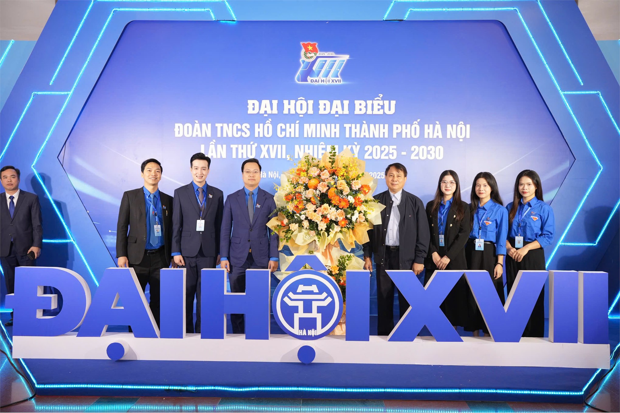 Phiên trọng thể Đại hội đại biểu Đoàn TNCS Hồ Chí Minh thành phố Hà Nội lần thứ VXII, nhiệm kỳ 2025 - 2030