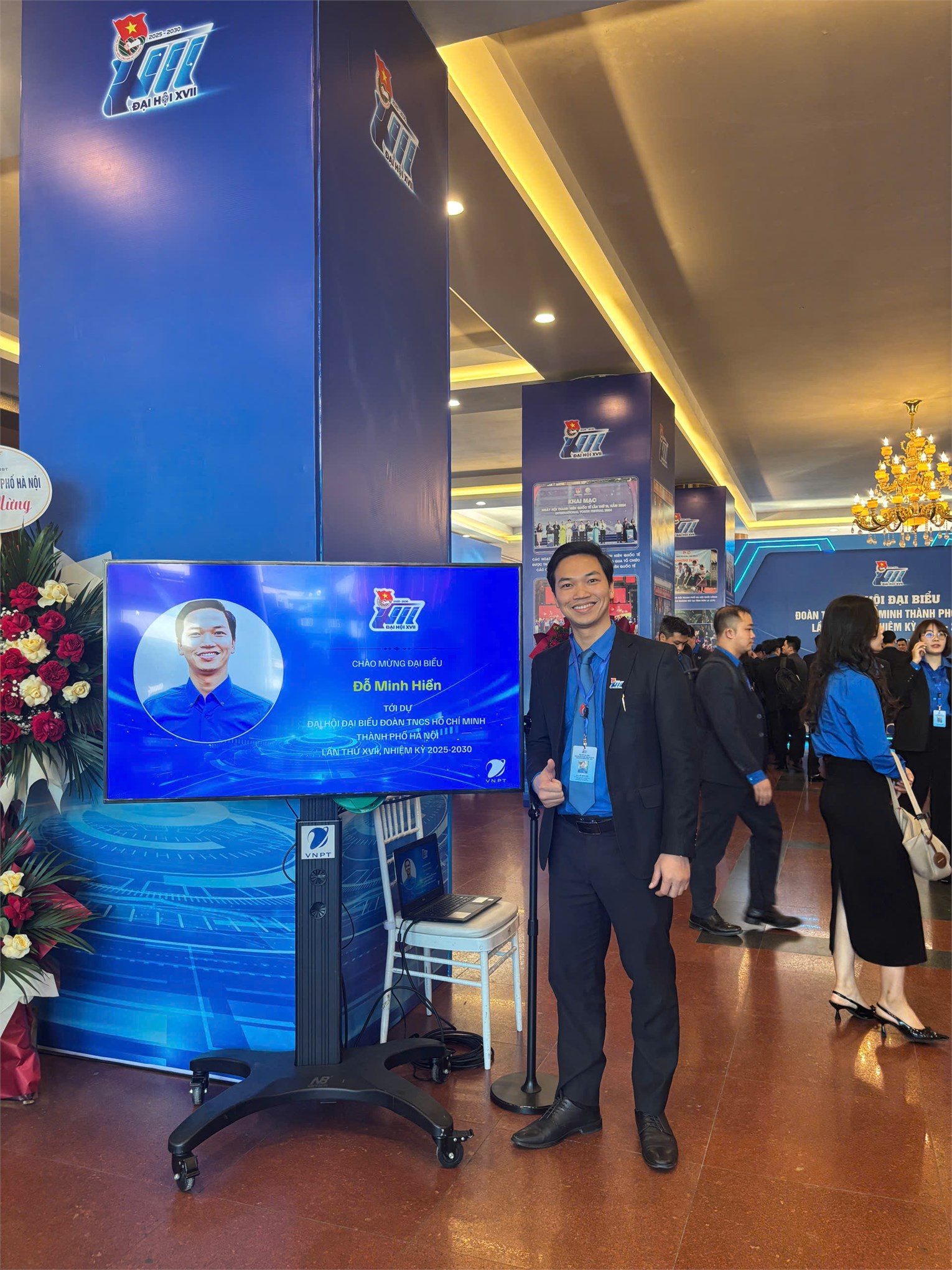 Phiên trọng thể Đại hội đại biểu Đoàn TNCS Hồ Chí Minh thành phố Hà Nội lần thứ VXII, nhiệm kỳ 2025 - 2030