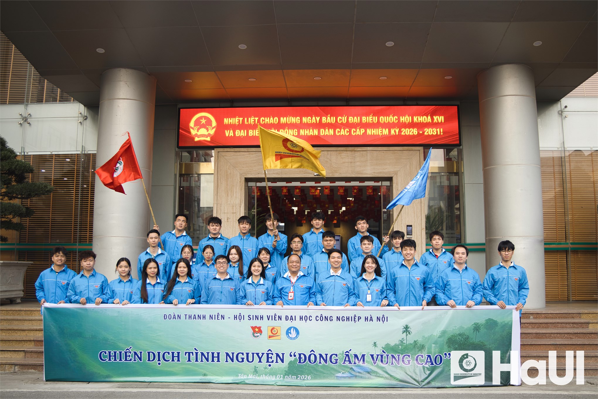 Hành trình “Đông ấm vùng cao 2026” – Tuổi trẻ HaUI thắp sáng ước mơ nơi miền sơn cước