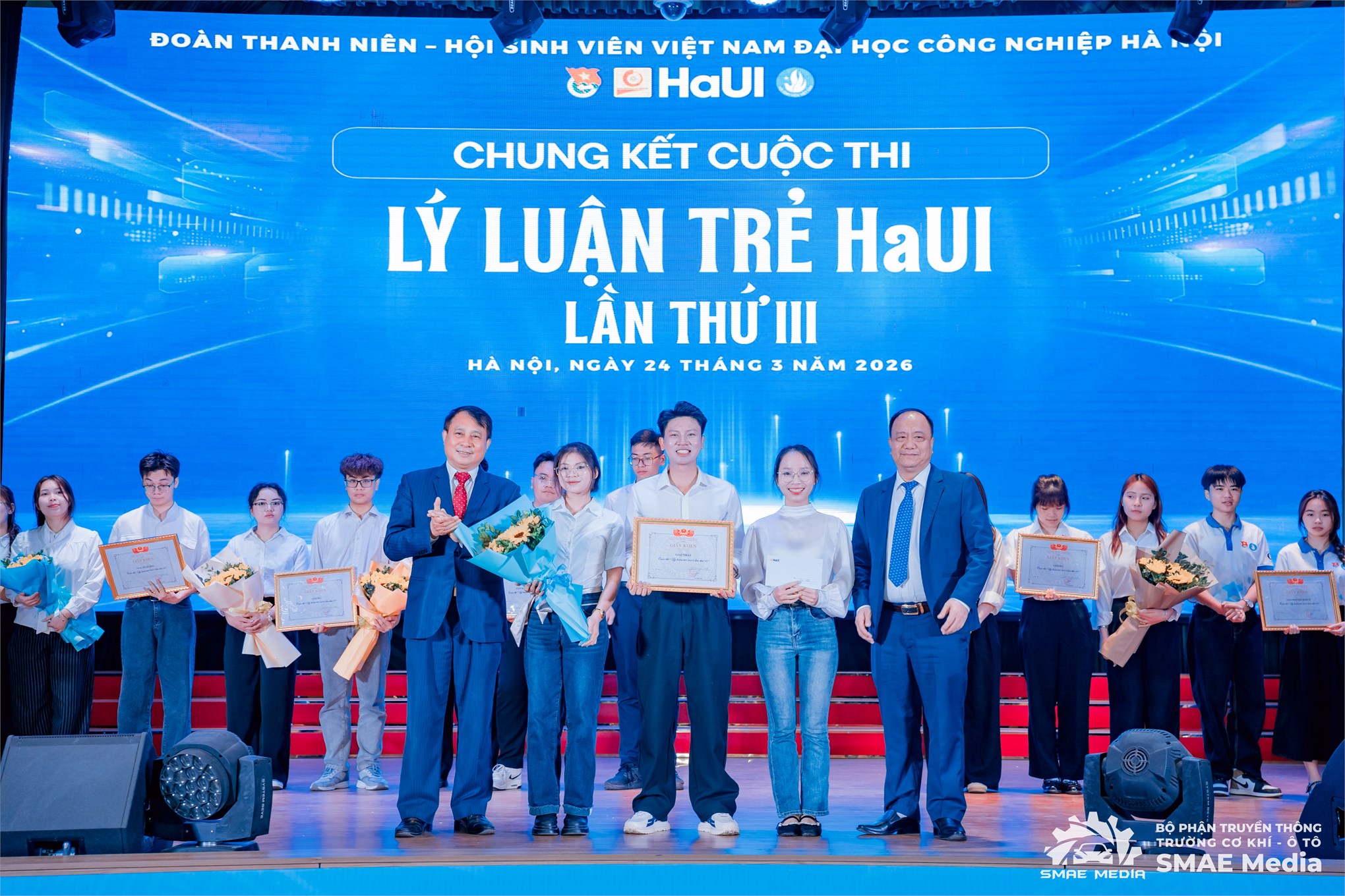 Tỏa sáng trí tuệ và bản lĩnh tuổi trẻ tại Chung kết Cuộc thi “Lý luận trẻ HaUI” lần thứ III