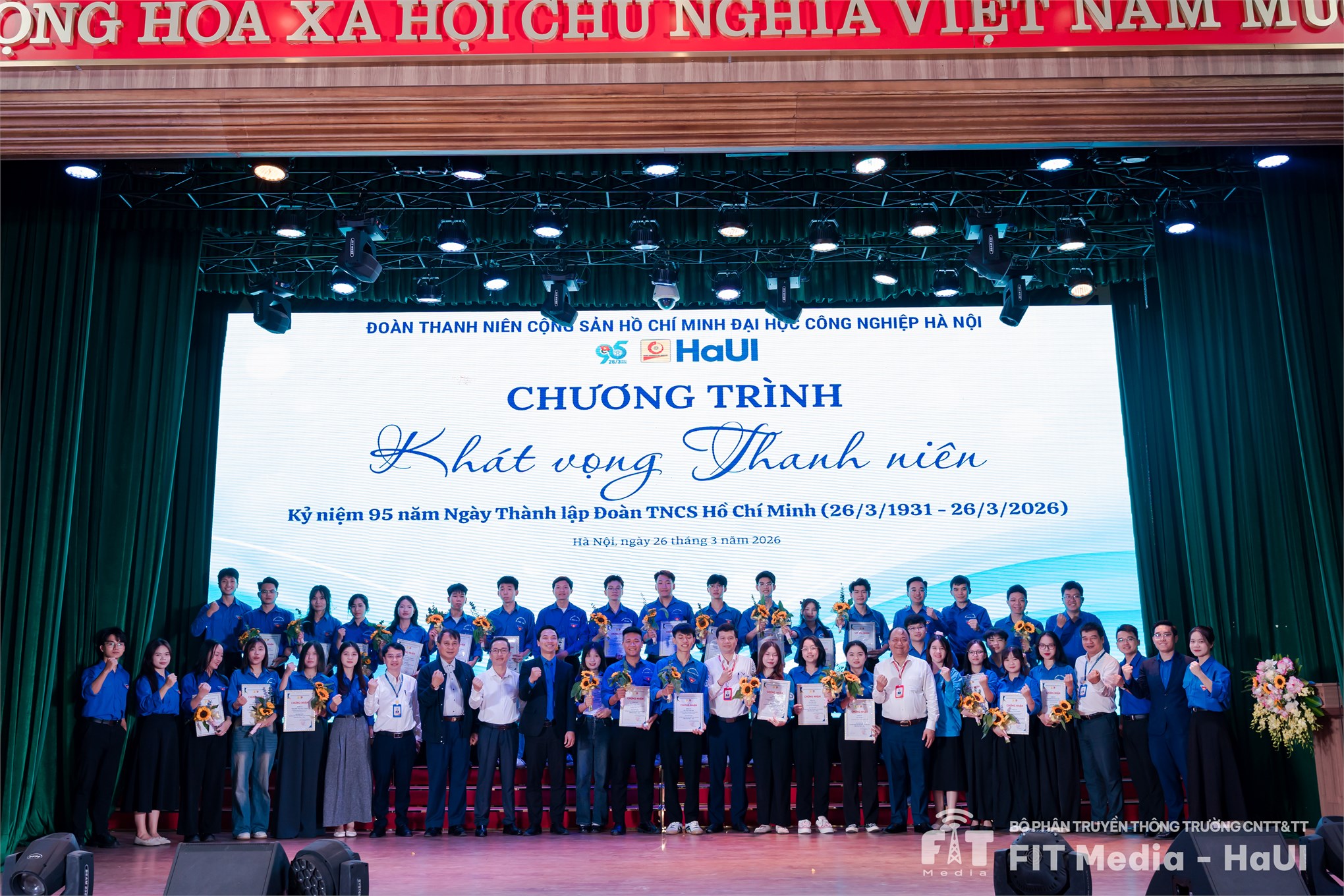 Tuổi trẻ HaUI tự hào viết tiếp truyền thống 95 năm vẻ vang của Đoàn TNCS Hồ Chí Minh