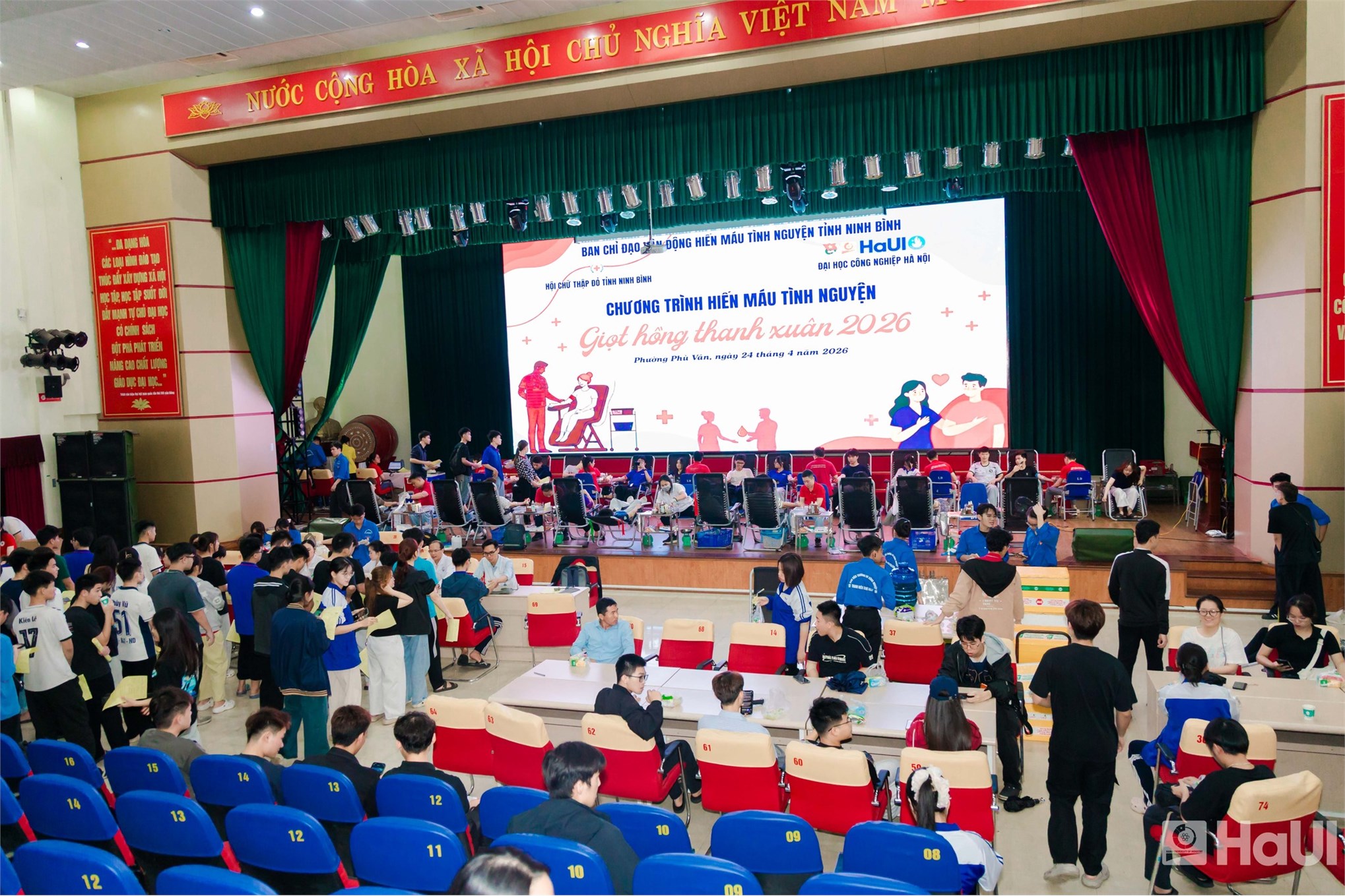 Chương trình hiến máu tình nguyện `Giọt hồng thanh xuân` năm 2026