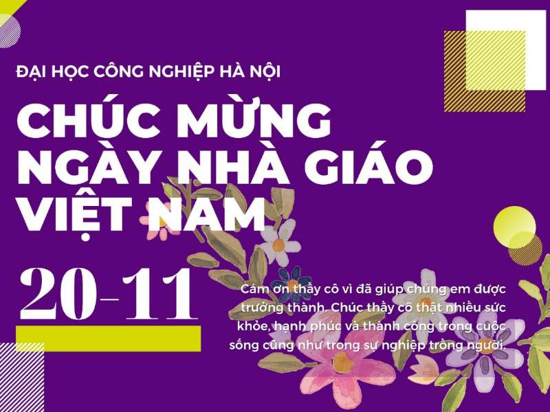 Chúc mừng ngày giáo Việt Nam 20/11 - Tri ân những người lái đò thầm lặng!