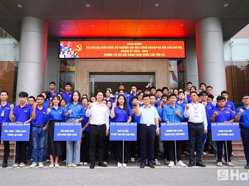 Hưởng ứng ngày môi trường thế giới năm 2025: Đại học Công nghiệp Hà Nội với nỗ lực giảm thiểu tác hại ô nhiễm rác thải nhựa (Beat Plastic Pollution)