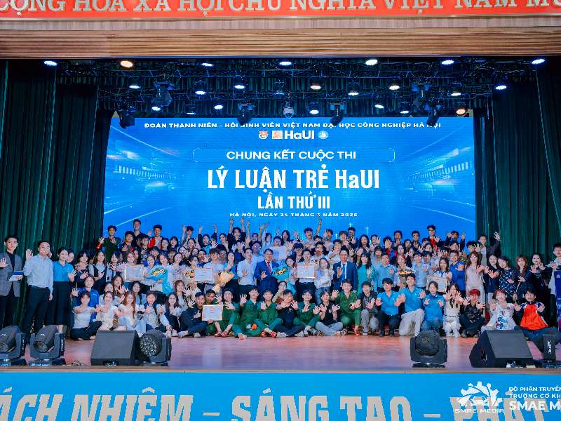 Tỏa sáng trí tuệ và bản lĩnh tuổi trẻ tại Chung kết Cuộc thi “Lý luận trẻ HaUI” lần thứ III