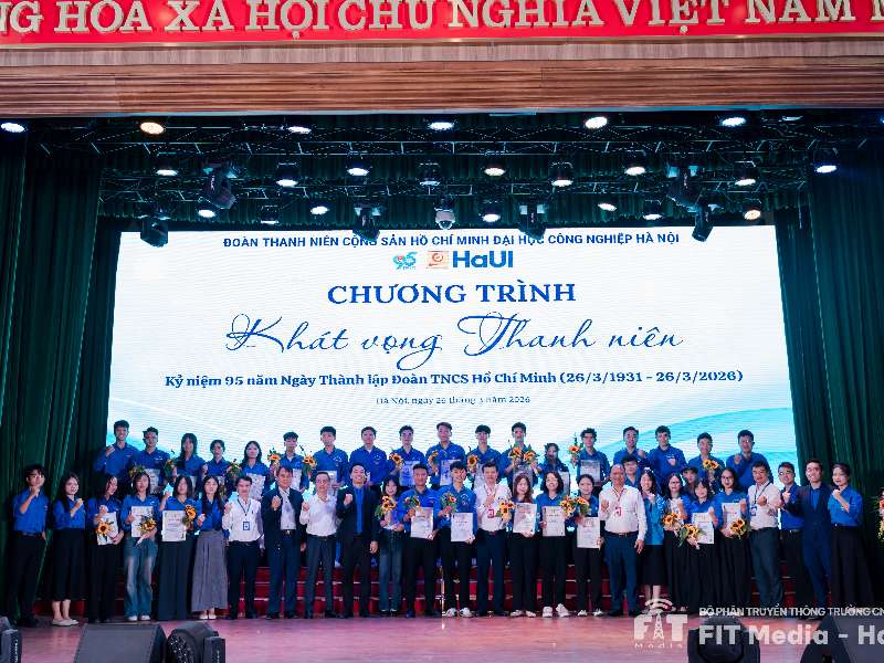 Tuổi trẻ HaUI tự hào viết tiếp truyền thống 95 năm vẻ vang của Đoàn TNCS Hồ Chí Minh