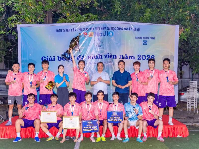 Giải bóng đá sinh viên HaUI năm 2026